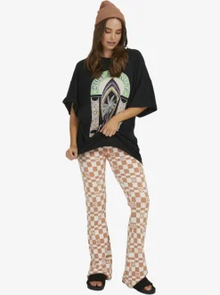 Roxy T-Shirts & Tops*Sweet Sunshine - Oversized T-Shirt Voor Dames Anthracite