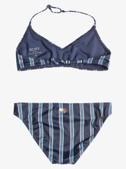 Roxy Swim*Swim For Days - Beha Bikiniset Voor Meisjes 6-16 Mood Indigo Horizon Line