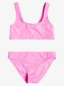 Roxy Swim*Swim For Days - Bralette Bikiniset Voor Meisjes 6-16 Cyclamen