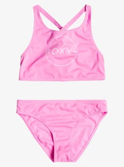 Roxy Swim*Swim For Days - Crop Bikiniset Voor Meisjes 6-16 Cyclamen