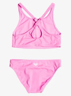 Roxy Swim*Swim For Days - Crop Bikiniset Voor Meisjes 6-16 Cyclamen