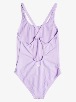 Roxy Swim*Swim For Days - Eendelig Badpak Voor Meisjes 6-16 Purple Rose