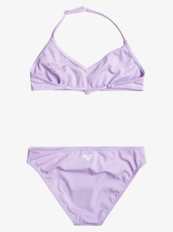 Roxy Swim*Swim For Days - Triangel Bikiniset Voor Meisjes 6-16 Purple Rose