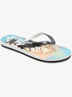 Roxy Slippers*Tahiti - Sandalen Voor Dames Black Print