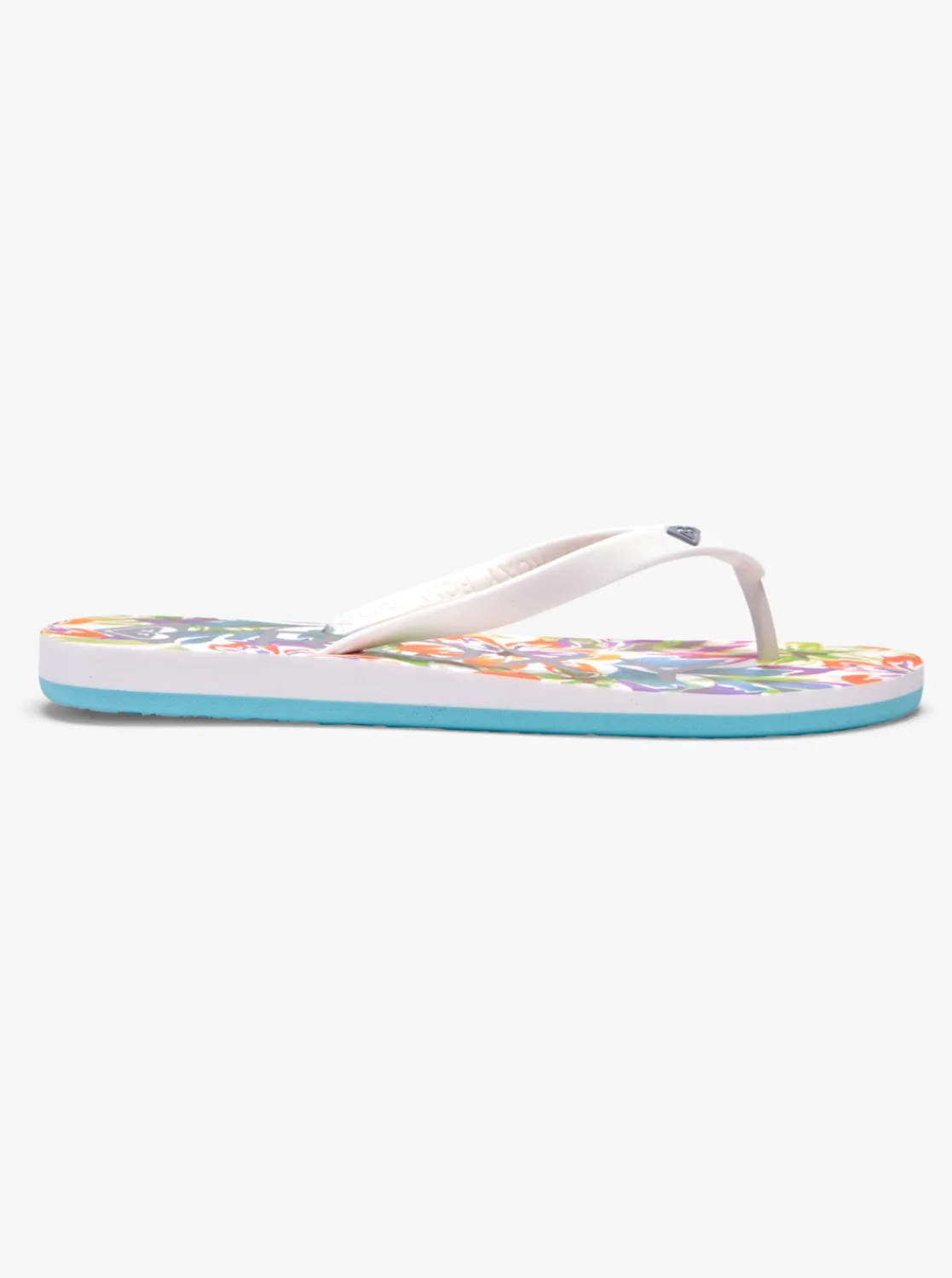 Roxy Slippers*Tahiti - Sandalen Voor Dames White/C Pink/Floral Print