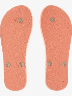 Roxy Slippers*Tahiti - Sandalen Voor Dames White/Champagne