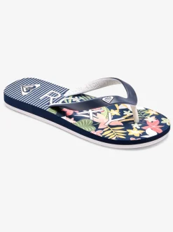 Roxy Schoenen*Tahiti - Sandalen Voor Meisjes Lt Yellow/White/True Navy