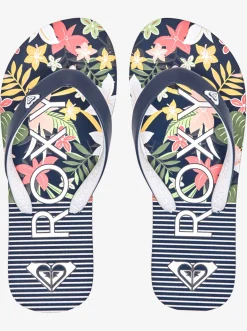 Roxy Schoenen*Tahiti - Sandalen Voor Meisjes Lt Yellow/White/True Navy