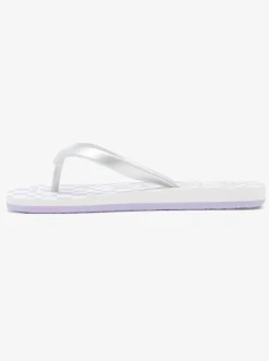 Roxy Schoenen*Tahiti - Sandalen Voor Meisjes White/Purple