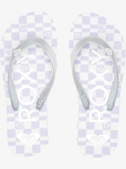 Roxy Schoenen*Tahiti - Sandalen Voor Meisjes White/Purple