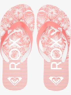 Roxy Schoenen*Tahiti - Sandalen Voor Meisjes Red/White
