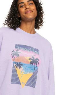 Roxy Sweatshirts & Hoodies*Take Your Place - Sweater Voor Dames Purple Rose