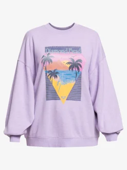Roxy Sweatshirts & Hoodies*Take Your Place - Sweater Voor Dames Purple Rose