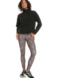 Roxy Sweatshirts & Hoodies*Tech - Fleece Met Korte Rits Voor Dames Anthracite