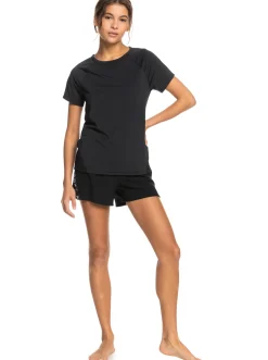 Roxy T-Shirts & Tops*Tech - Technisch T-Shirt Voor Dames Anthracite