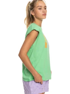 Roxy T-Shirts & Tops*The Smell Of The Sea - Mouwloos T-Shirt Voor Dames Absinthe Green