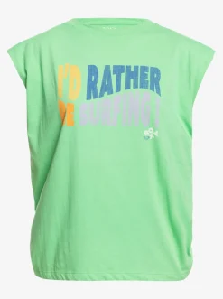 Roxy T-Shirts & Tops*The Smell Of The Sea - Mouwloos T-Shirt Voor Dames Absinthe Green