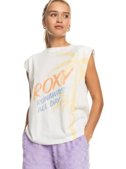 Roxy T-Shirts & Tops*The Smell Of The Sea - Mouwloos T-Shirt Voor Dames Snow White