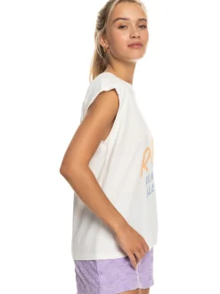 Roxy T-Shirts & Tops*The Smell Of The Sea - Mouwloos T-Shirt Voor Dames Snow White