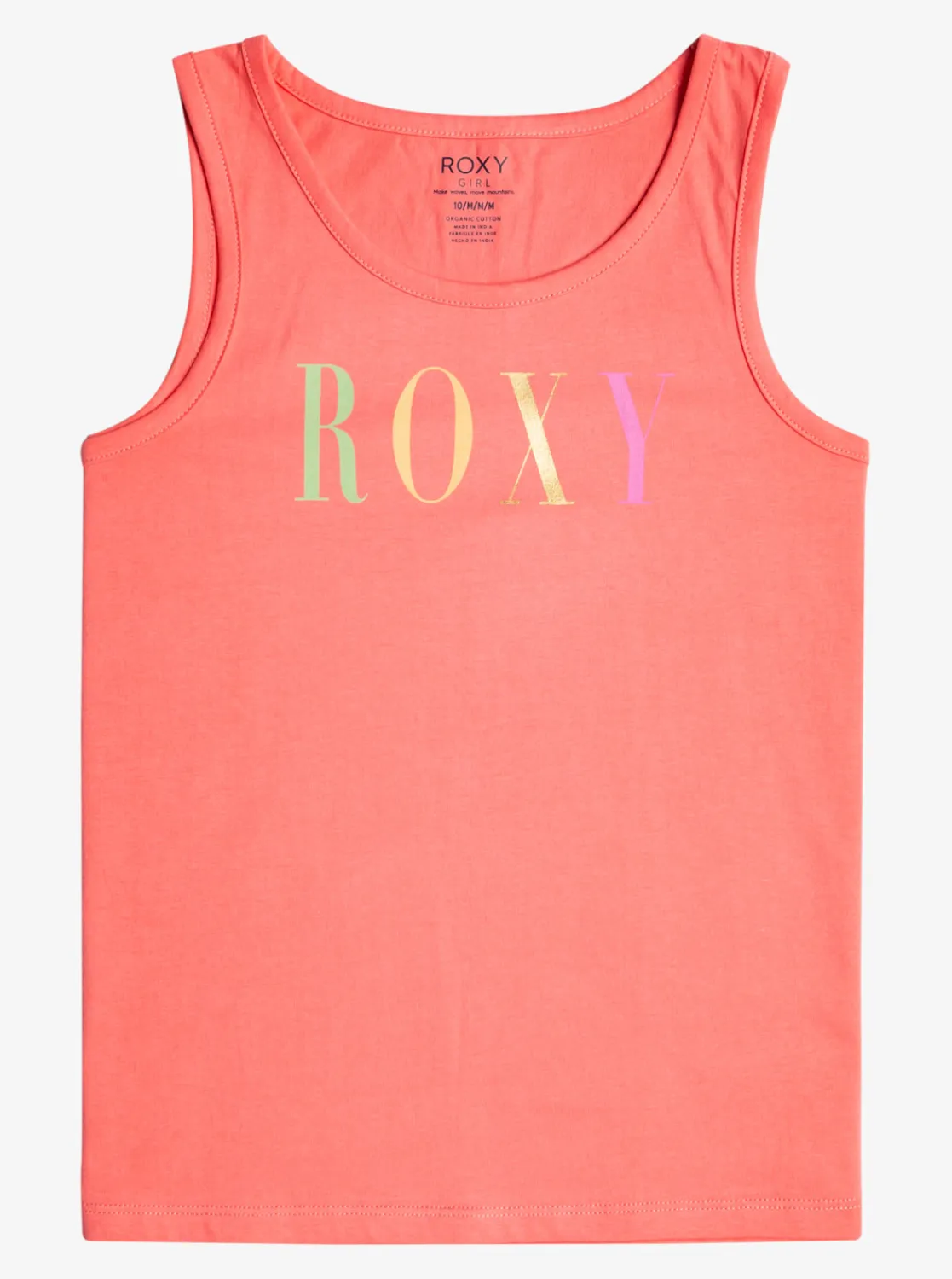 Roxy T-Shirts & Blouses*There Is Life - Vest Top Voor Meisjes 4-16 Sun Kissed Coral