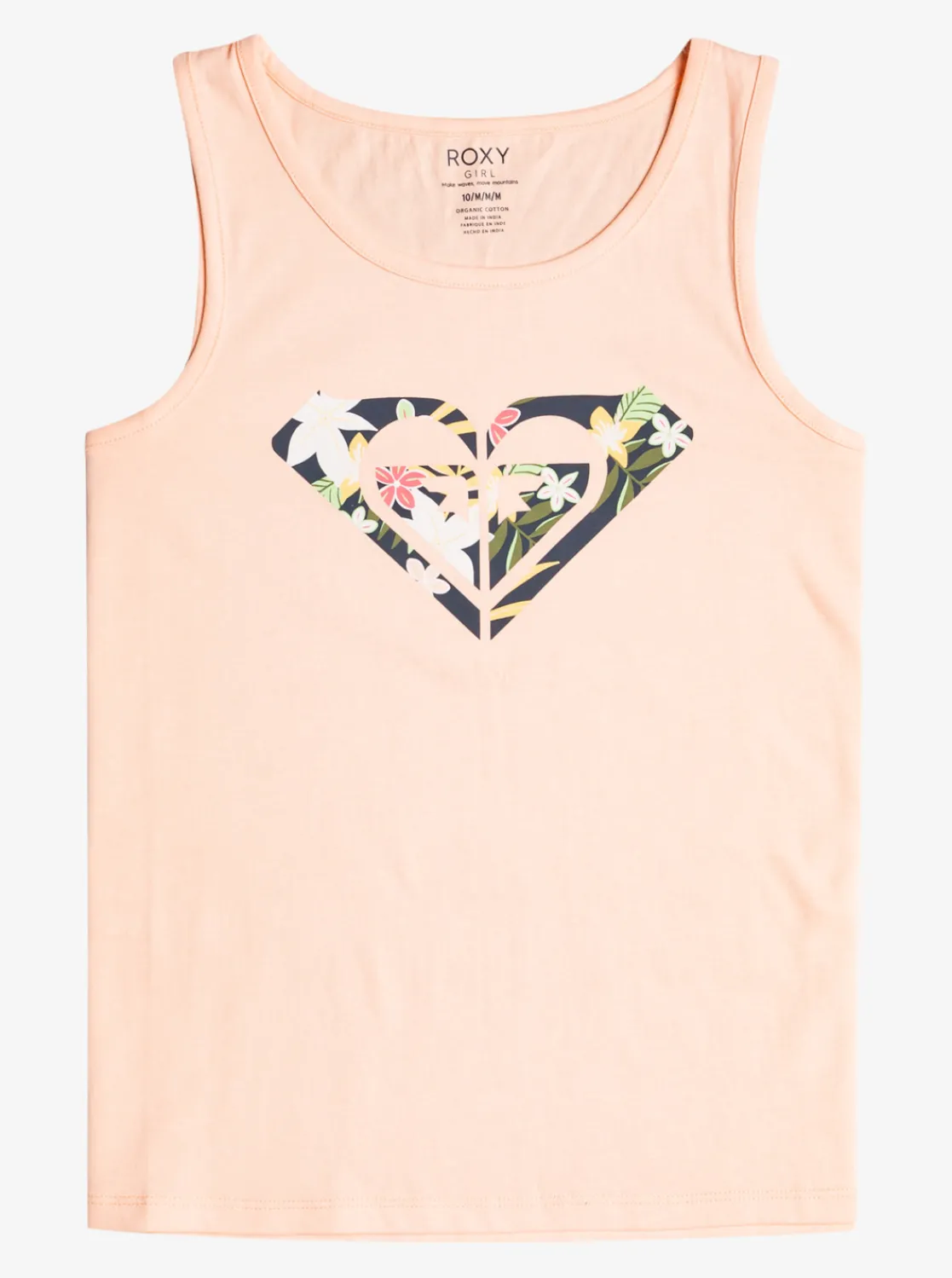 Roxy T-Shirts & Blouses*There Is Life - Vest Top Voor Meisjes 4-16 Tropical Peach