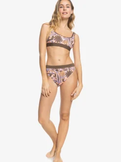 Roxy Bikini Tops*Throw Back - Bra Bikini Top For Women Rain Drum Fibi