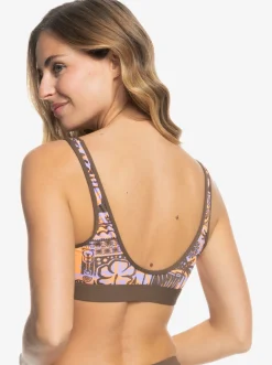 Roxy Bikini Tops*Throw Back - Bra Bikini Top For Women Rain Drum Fibi