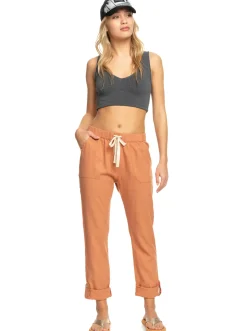 Roxy T-Shirts & Tops*Time To Move - Ribgebreide Strappy Top Voor Dames Anthracite