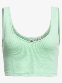 Roxy T-Shirts & Tops*Time To Move - Ribgebreide Strappy Top Voor Dames Absinthe Green