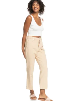 Roxy T-Shirts & Tops*Time To Move - Ribgebreide Strappy Top Voor Dames Snow White