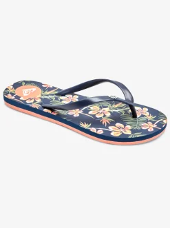 Roxy Slippers*To The Sea - Teenslippers Voor Dames Lt Navy/Pink