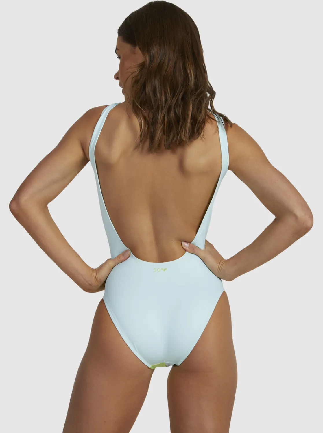 Roxy Monokini'S*Tropic Trip - Eendelig Badpak Voor Dames Y2K Lime