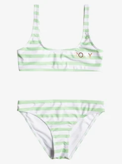 Roxy Swim*Tropical Time - Bralette Bikiniset Voor Meisjes 7-16 Pistacho Green Line Up