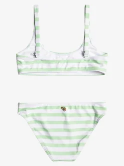 Roxy Swim*Tropical Time - Bralette Bikiniset Voor Meisjes 7-16 Pistacho Green Line Up