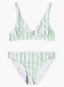 Roxy Swim*Tropical Time - Langere Bikiniset Voor Meisjes 7-16 Pistacho Green Line Up