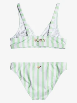 Roxy Swim*Tropical Time - Langere Bikiniset Voor Meisjes 7-16 Pistacho Green Line Up