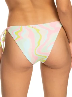 Roxy Bikini Bottoms*Tropics Hype - Cheeky Bikini Bottoms For Women Ambroisia Swirl Swim