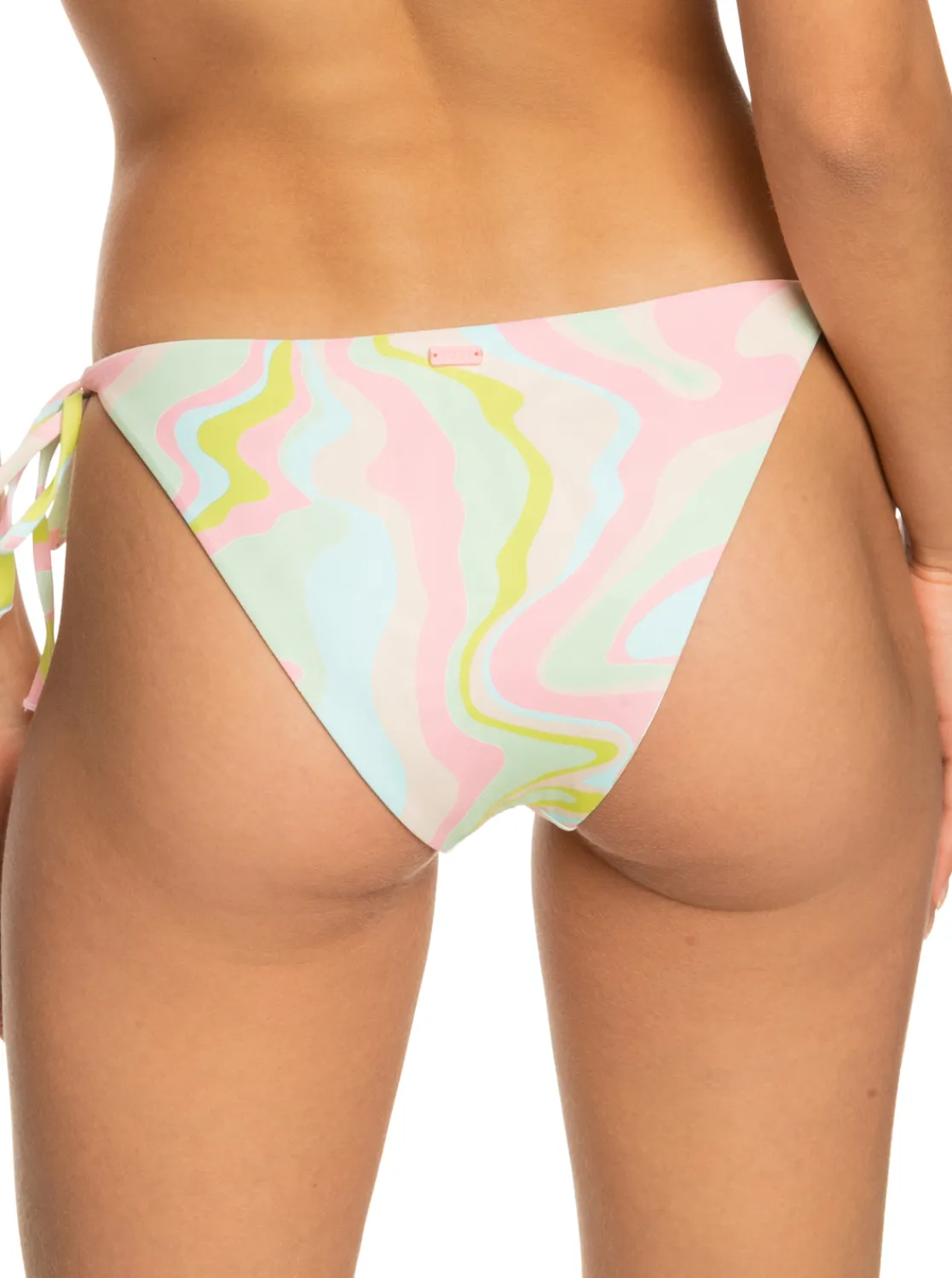Roxy Bikini Bottoms*Tropics Hype - Cheeky Bikini Bottoms For Women Ambroisia Swirl Swim