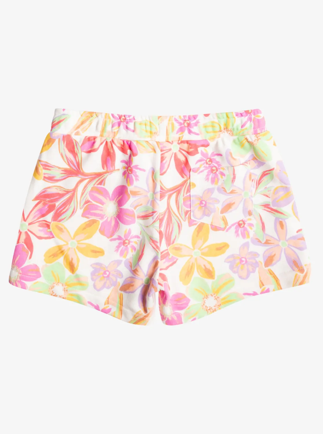 Roxy Jeans & Broeken*Twenty Five Miles - Short Van Joggingstof Voor Meisjes 4-16 Snow White Bayside Blooms