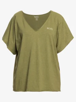 Roxy T-Shirts & Tops*Twilight - T-Shirt Voor Dames Loden Green