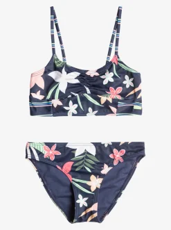 Roxy Swim*Vacay For Life - Crop Bikiniset Voor Meisjes 7-16 Mood Indigo Alma Swim