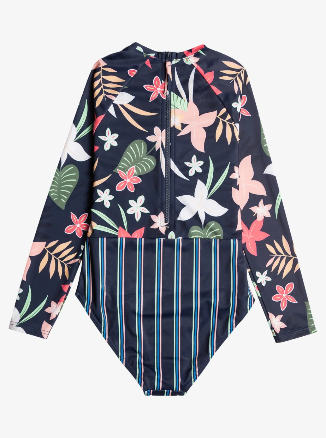 Roxy Surf*Vacay For Life - Eendelige Rashguard Met Lange Mouw Voor Meisjes 6-16 Mood Indigo Alma Swim