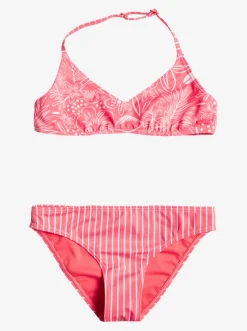 Roxy Swim*Vacay For Life - Triangel Bikiniset Voor Meisjes 7-16 Sunkissed Coral Tropical Tide