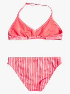 Roxy Swim*Vacay For Life - Triangel Bikiniset Voor Meisjes 7-16 Sunkissed Coral Tropical Tide