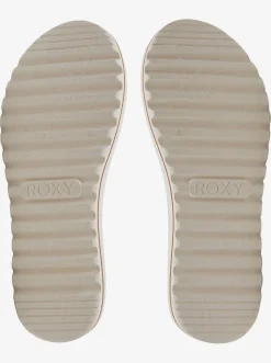 Roxy Sandalen*Veria - Leren Sandalen Voor Dames Black