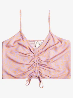 Roxy T-Shirts & Tops*Vibrant Light - Korte Strappy Top Voor Dames Mock Orange Hawaiianheat