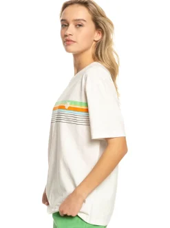 Roxy T-Shirts & Tops*Vibrations Beach - T-Shirt Voor Dames Snow White