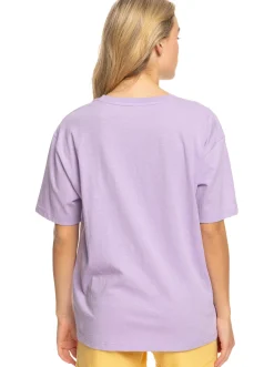 Roxy T-Shirts & Tops*Vibrations Beach - T-Shirt Voor Dames Purple Rose