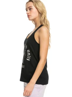 Roxy T-Shirts & Tops*View On The Sea - Top Met Racerback Voor Dames Anthracite