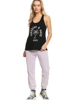 Roxy T-Shirts & Tops*View On The Sea - Top Met Racerback Voor Dames Anthracite